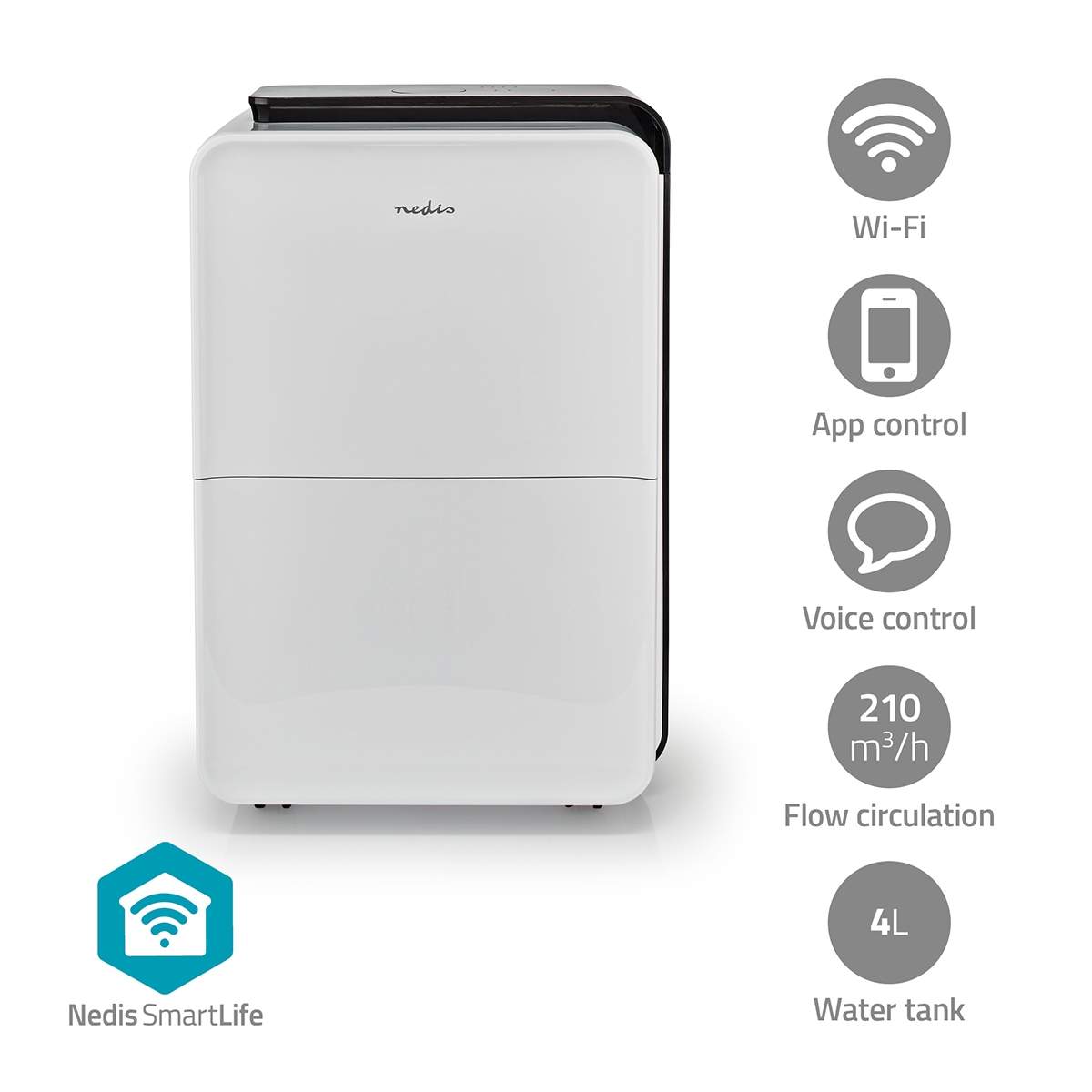 Nedis Smart avfukter DEHU30WTW
